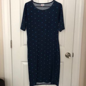 LuLaRoe Julia EUC Size Large